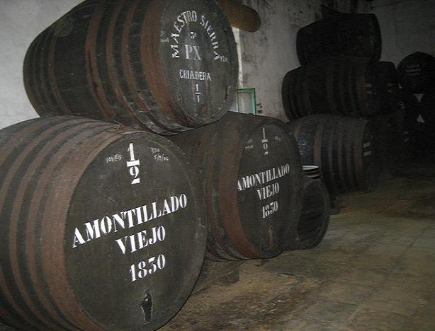 barriles de amontillado