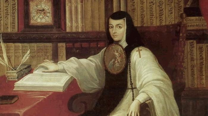 pintura de sor juana inés de la Cruz
