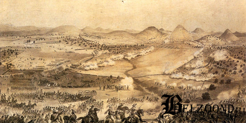 imagen destacada de la navidad en las montañas, pintura de batalla de la guerra de reforma